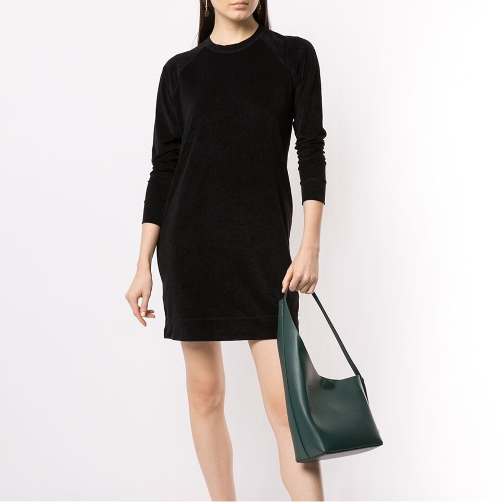 James Perse Black Velvet Dress Size 0